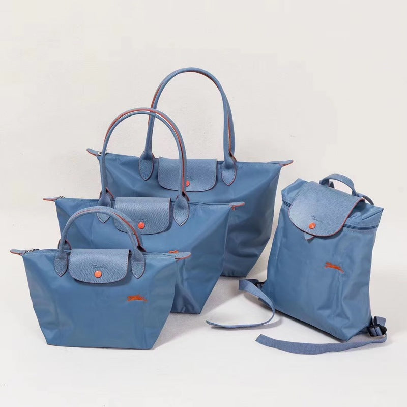 French-Inspired Embroidered Dumpling Bag