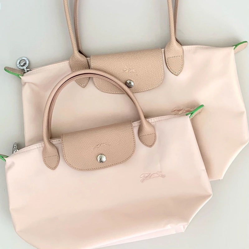 French-Inspired Embroidered Dumpling Bag