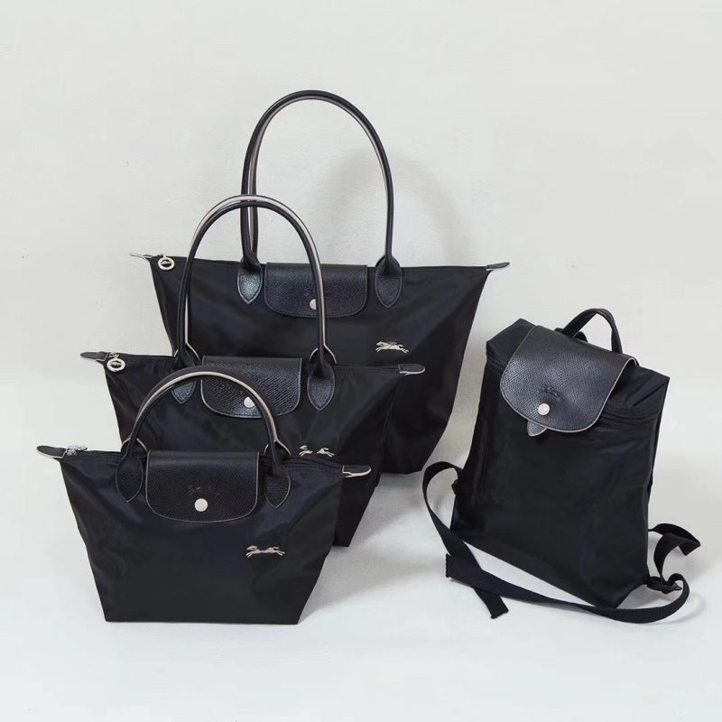 French-Inspired Embroidered Dumpling Bag