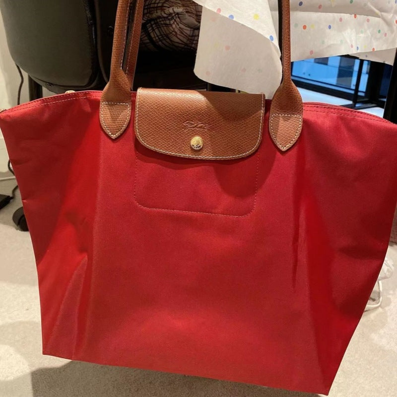 French-Inspired Embroidered Dumpling Bag