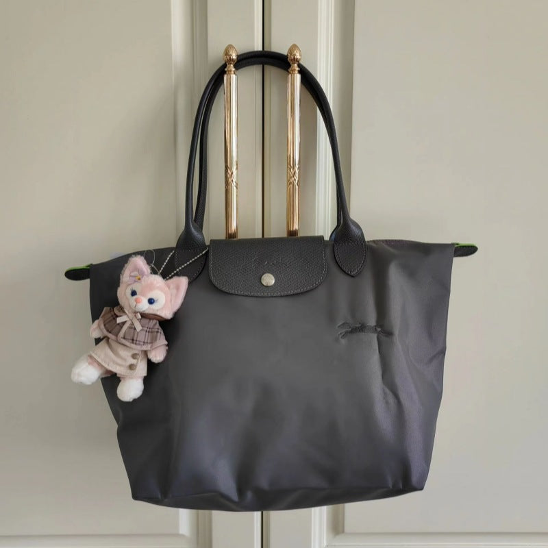 French-Inspired Embroidered Dumpling Bag