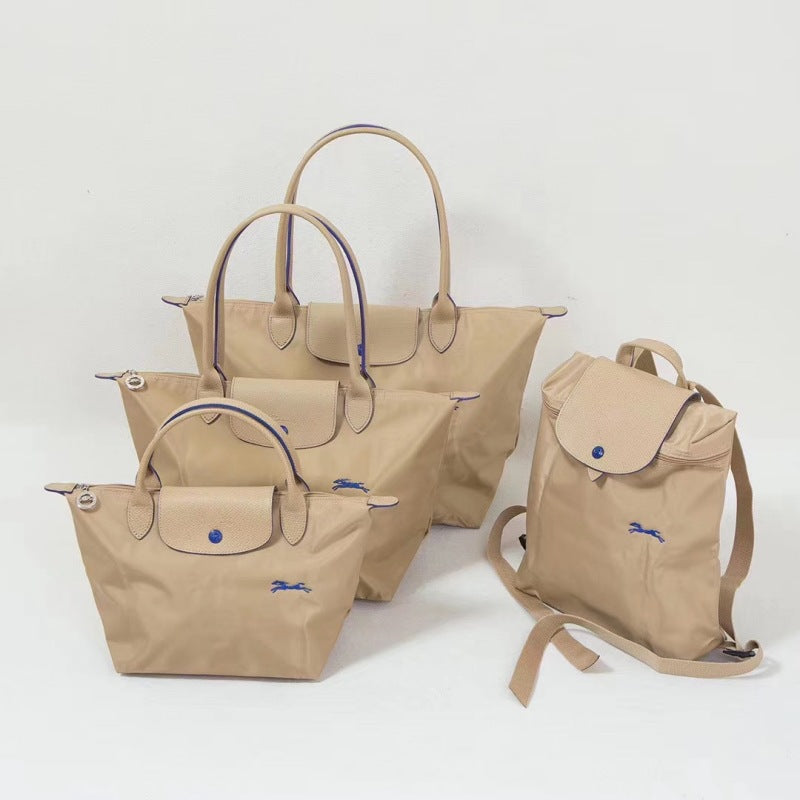 French-Inspired Embroidered Dumpling Bag