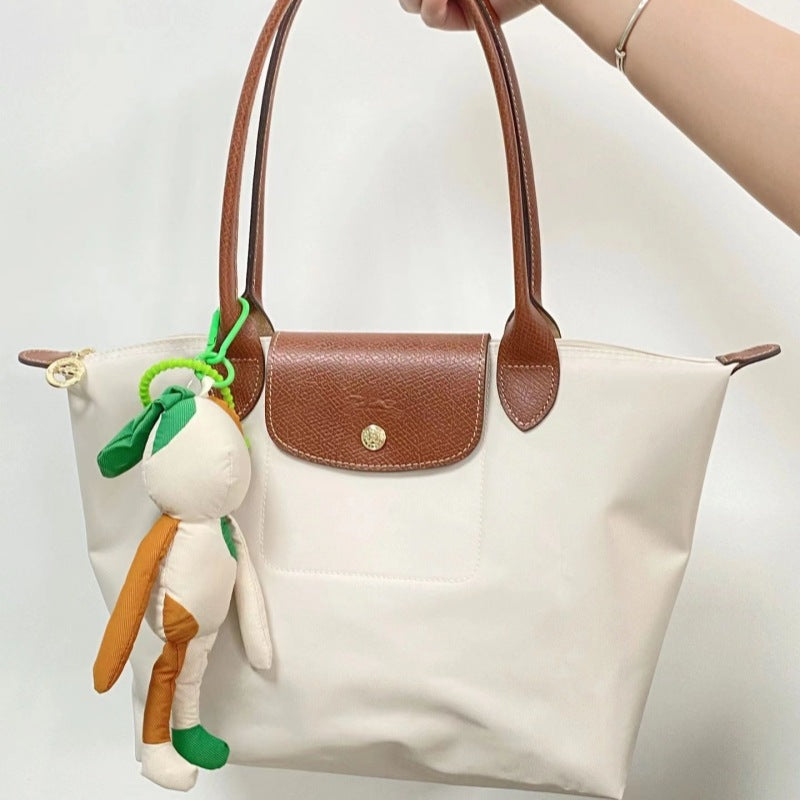 French-Inspired Embroidered Dumpling Bag
