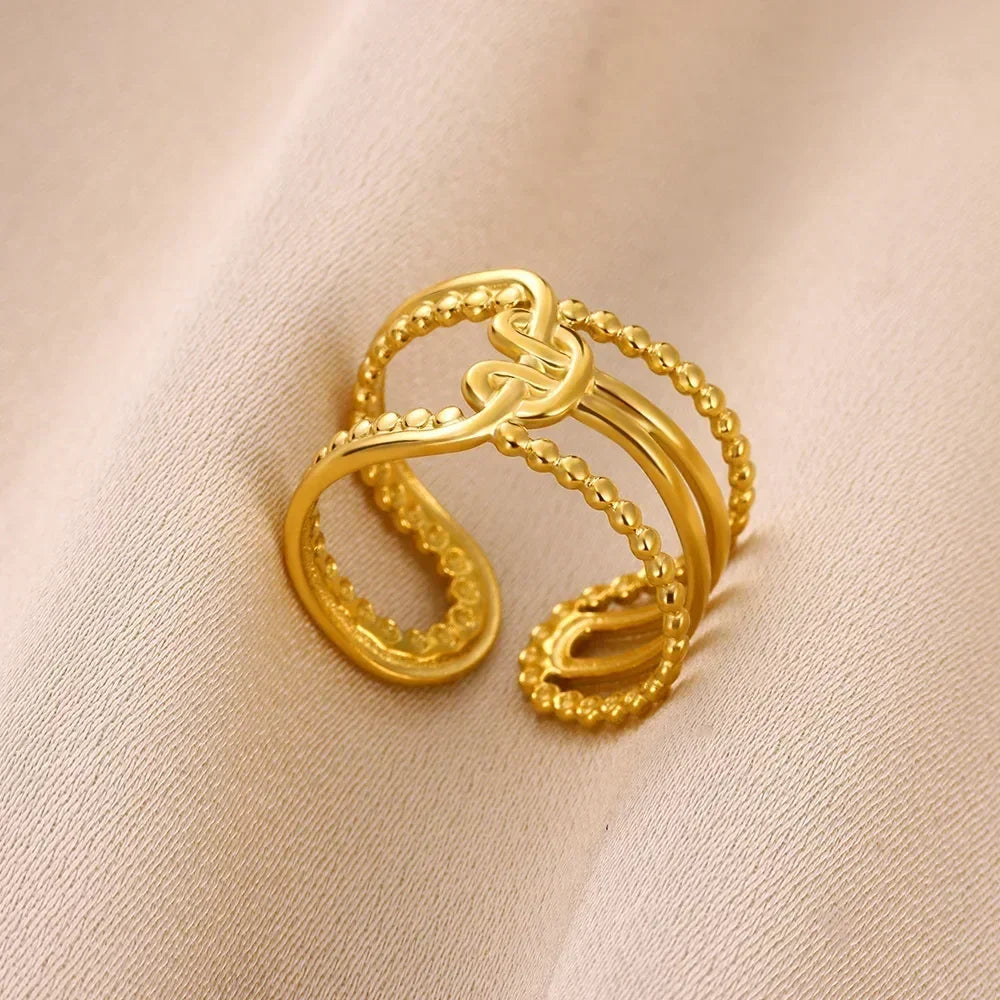 18K Gold Statement Ring