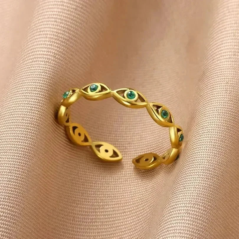 18K Gold Statement Ring