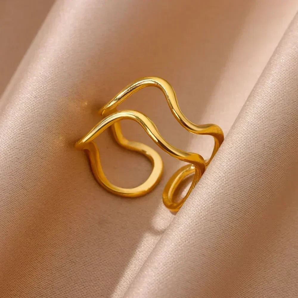 18K Gold Statement Ring