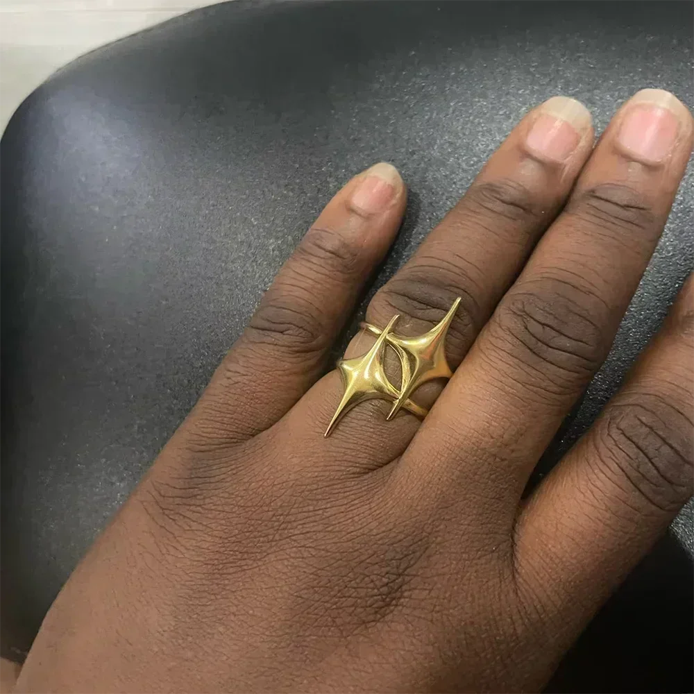 18K Gold Statement Ring