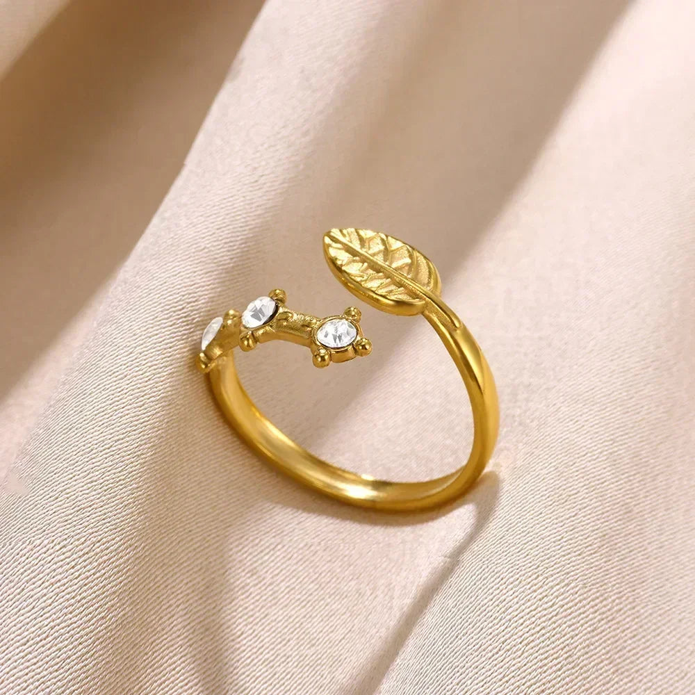 18K Gold Statement Ring