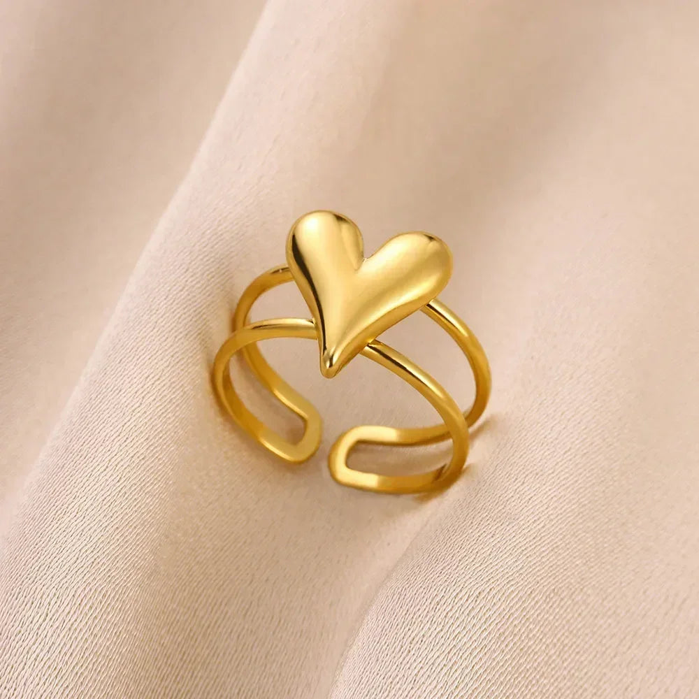 18K Gold Statement Ring