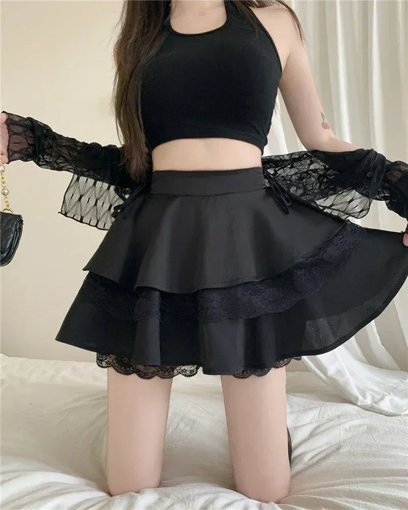 Sweet Lace Mini Skirt