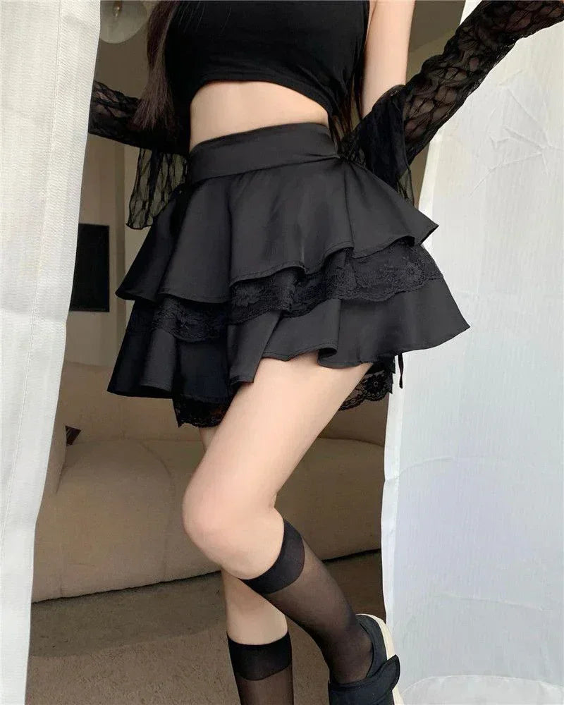 Sweet Lace Mini Skirt