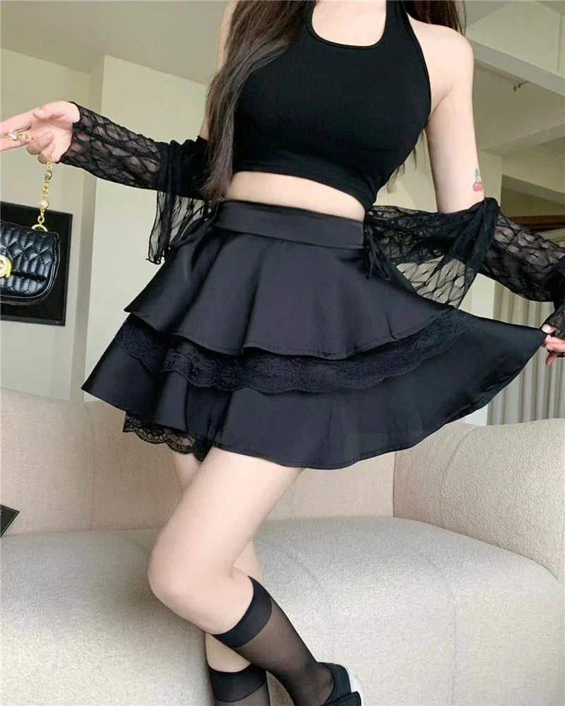 Sweet Lace Mini Skirt