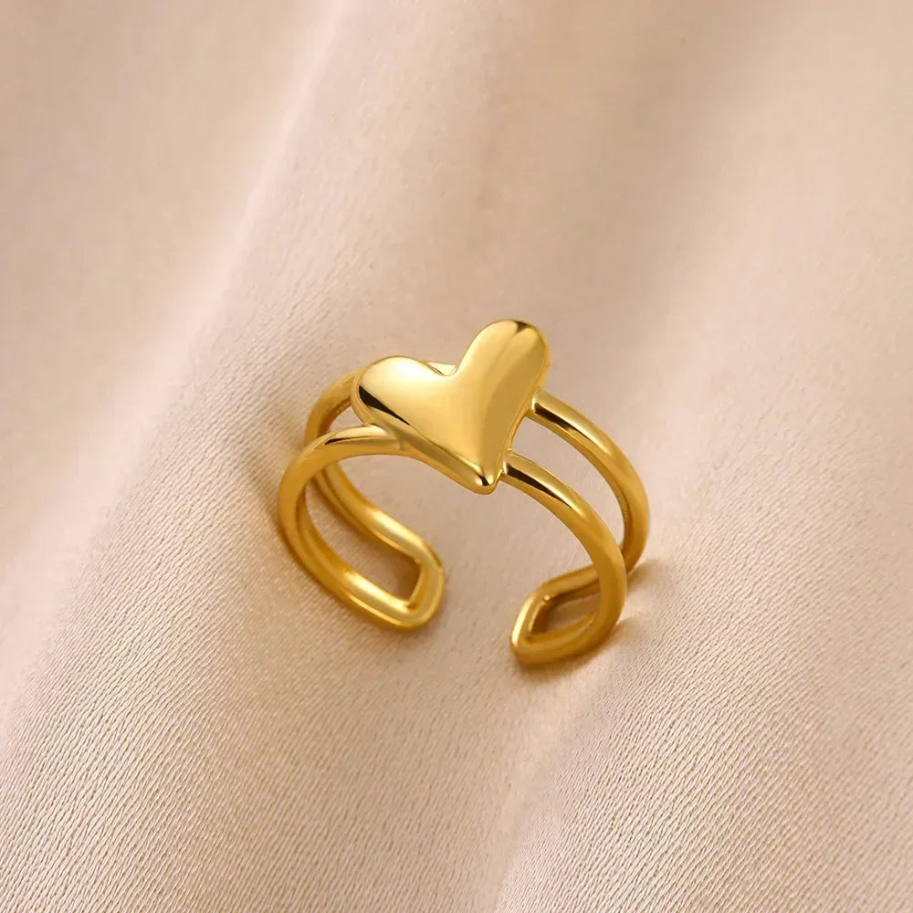 18K Gold Statement Ring