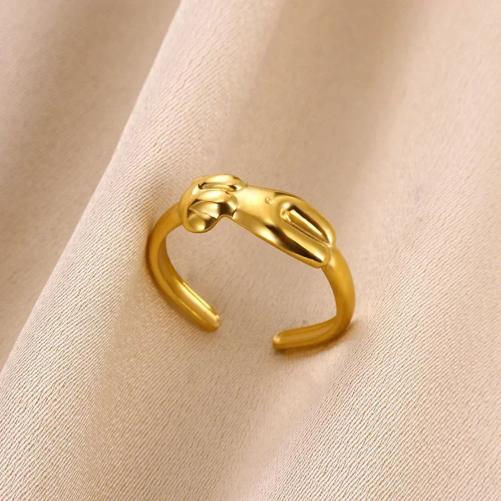 18K Gold Statement Ring