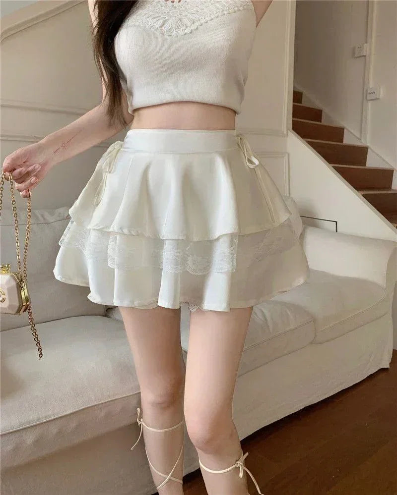 Sweet Lace Mini Skirt