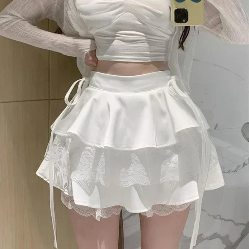Sweet Lace Mini Skirt