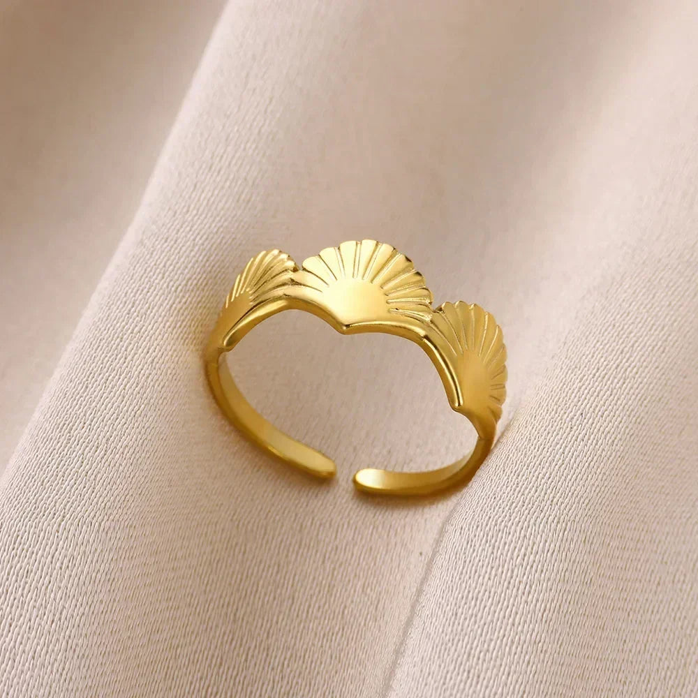 18K Gold Statement Ring
