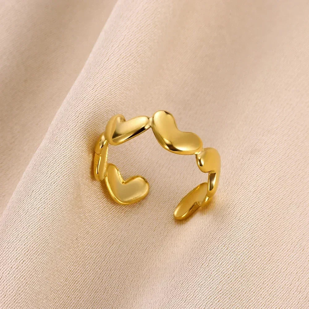 18K Gold Statement Ring