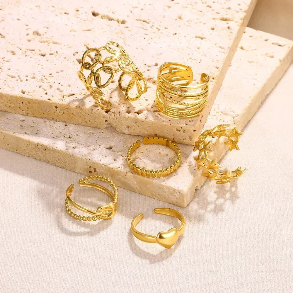 18K Gold Statement Ring