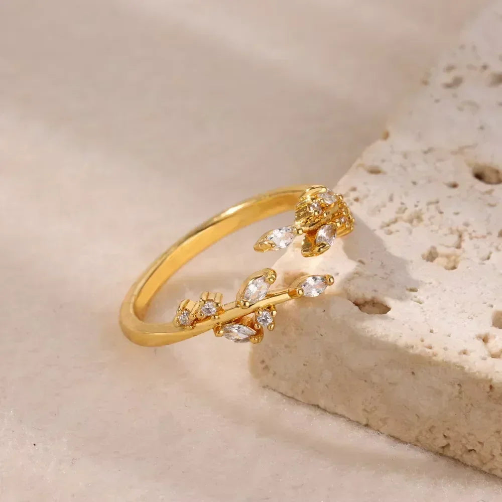 18K Gold Statement Ring
